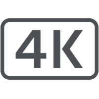 Значок стандарта 4k DVC